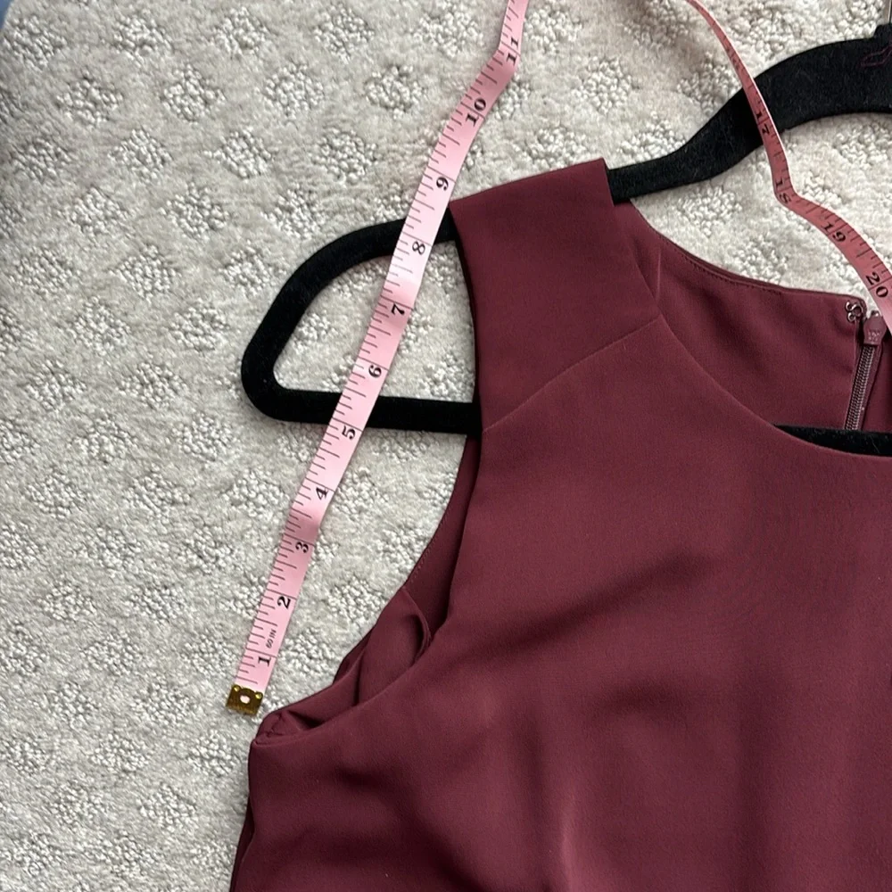 NWT Ann Taylor Burgundy Sleeveless Tank Top – Size Small - Picture 10 of 11